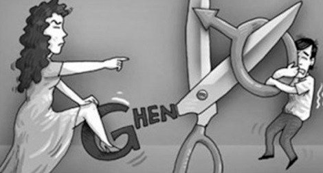 đ&agrave;n b&agrave; ghen